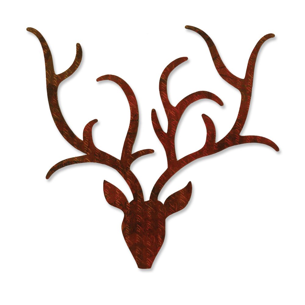 Amazon | Sizzix イベントクリスマス トナカイ 大きな角 657248 【日本